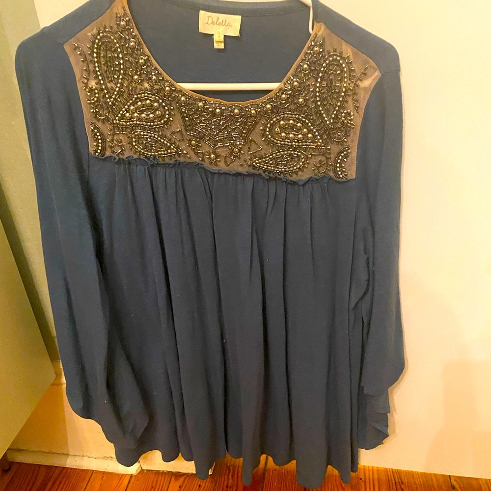 Deletta Beaded Top from Anthropologie